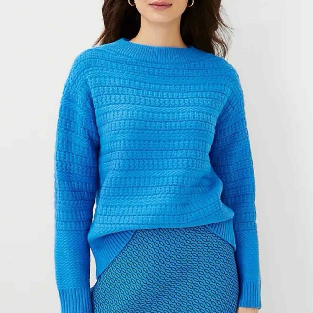 Ann Taylor Mixed Stitch Sweater
